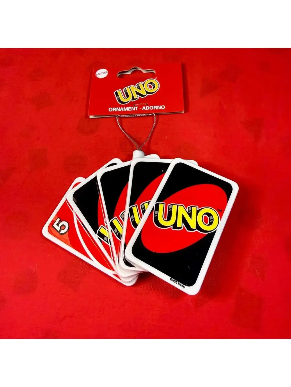 Uno! Card Game Ornament - Ruz - New with Tags